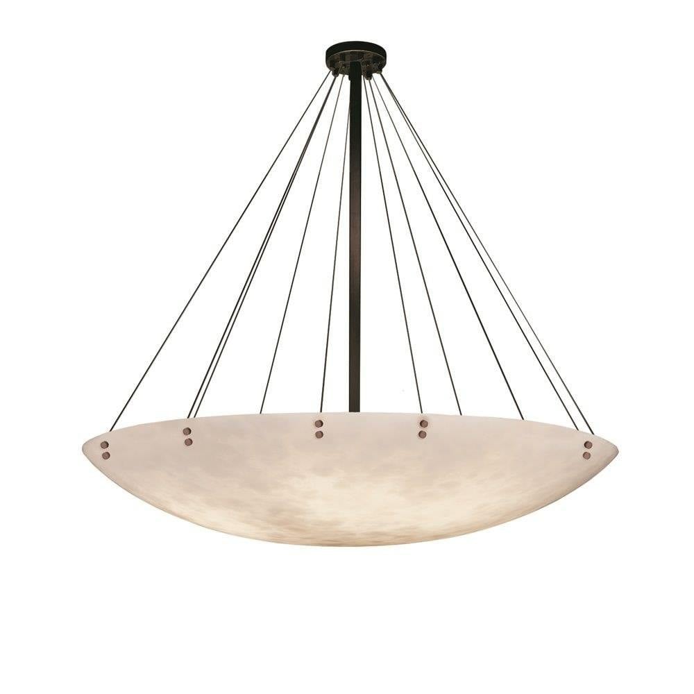 Clouds Finials 16 Light Oversized Pendant by Justice Design - CLD-9668-35-F1