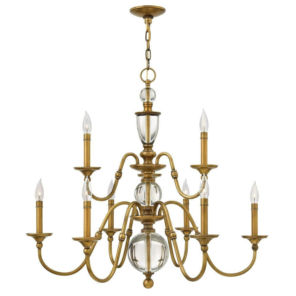 Eleanor 9 Light Oversized 2 Tier Chandelier by Hinkley - 4958