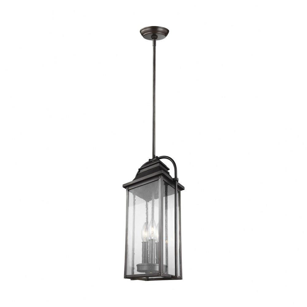 Wellsworth 3 Light Small Outdoor Pendant by Visual Comfort Studio - OL13209