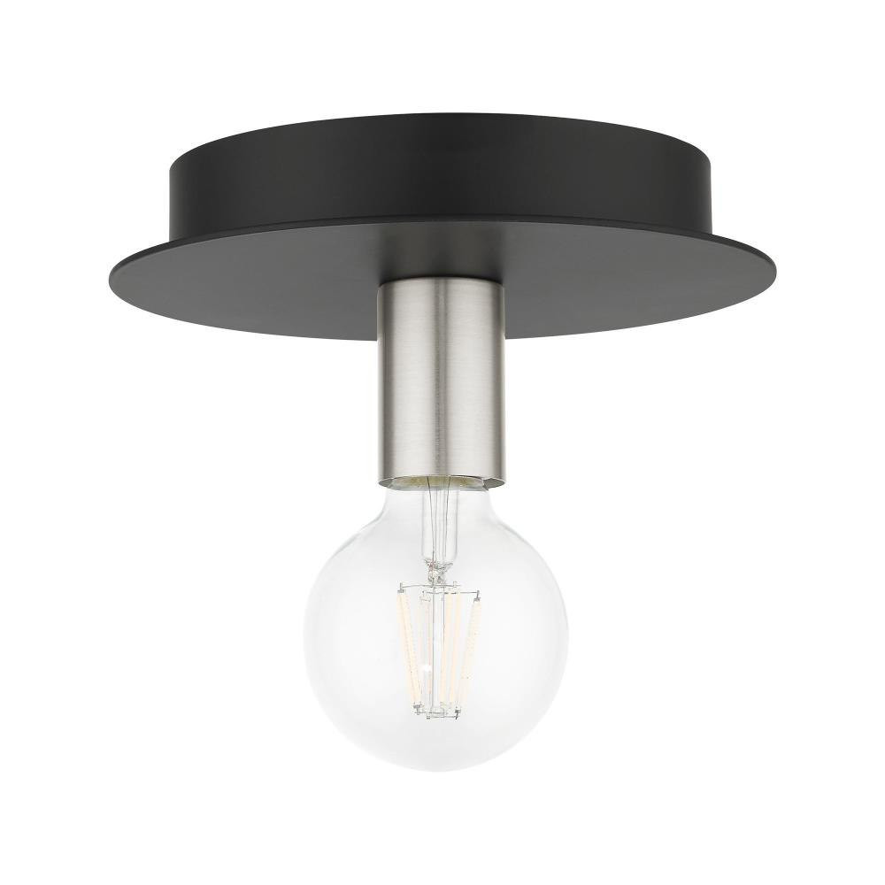 Hillview 1 Light 8 Inch Wide Flush Mount by Livex - 45871