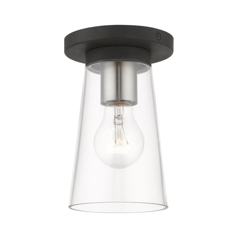 Cityview 1 Light 4.75 Inch Wide Flush Mount by Livex - 46711