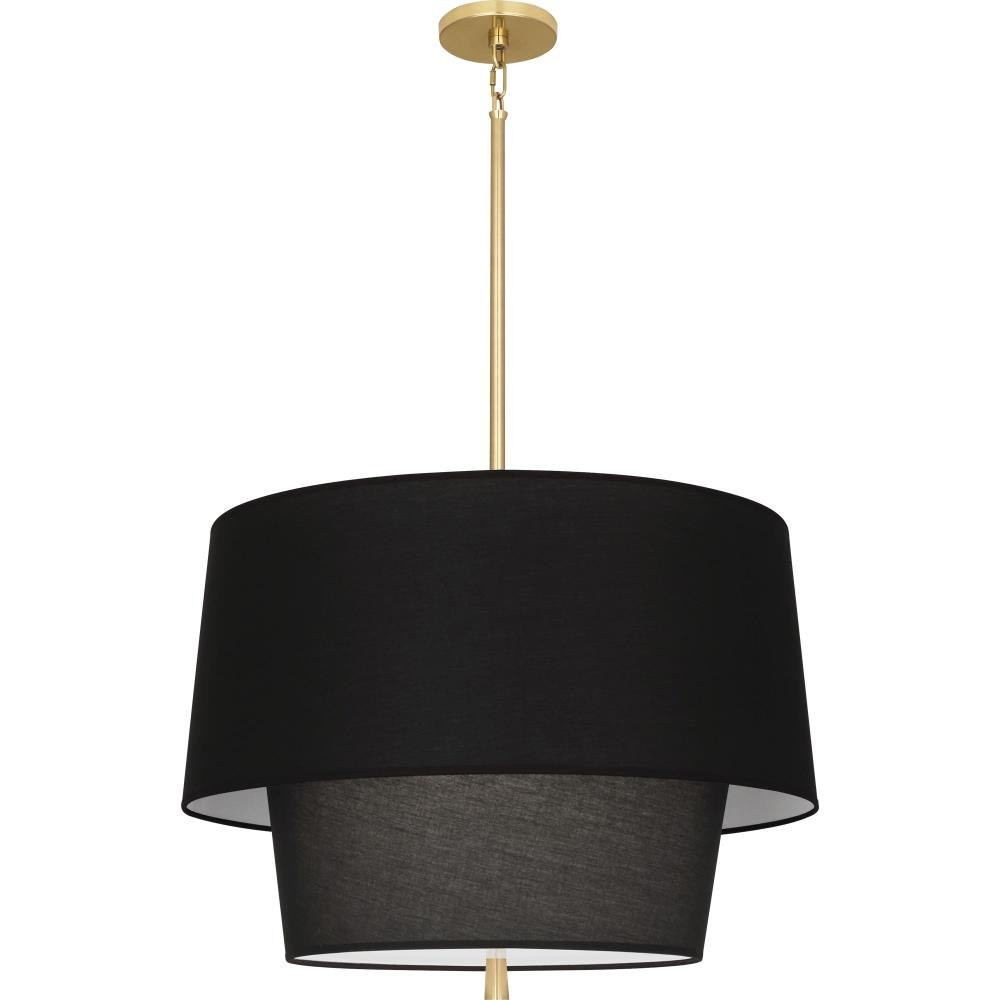 Decker 3 Light Large Shaded Pendant 18.13 Inch Tall by Robert Abbey - RB13P18
