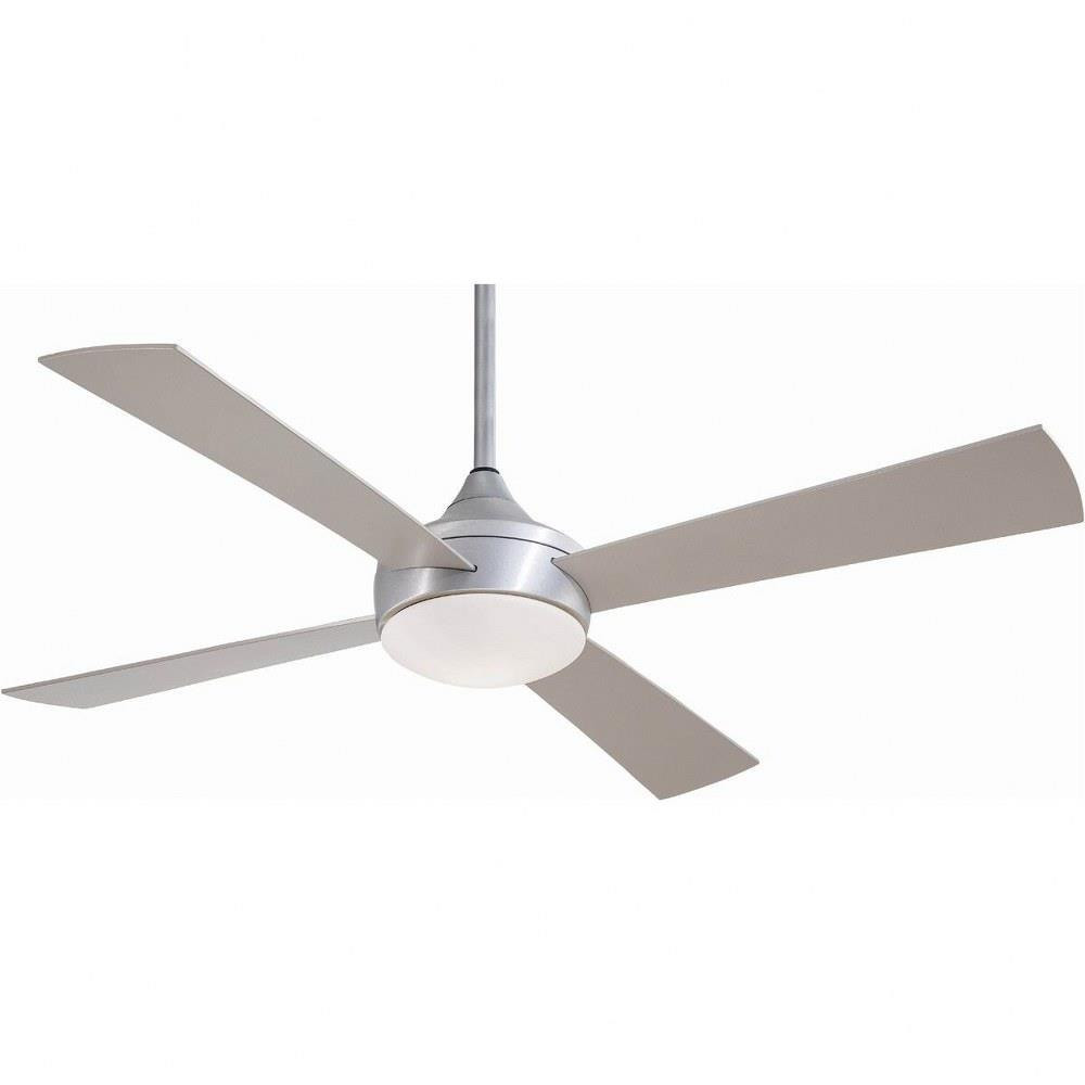 Aluma Wet 4 Blade Ceiling Fan with Light Kit 52 Inches Wide by Minka Aire - F523L