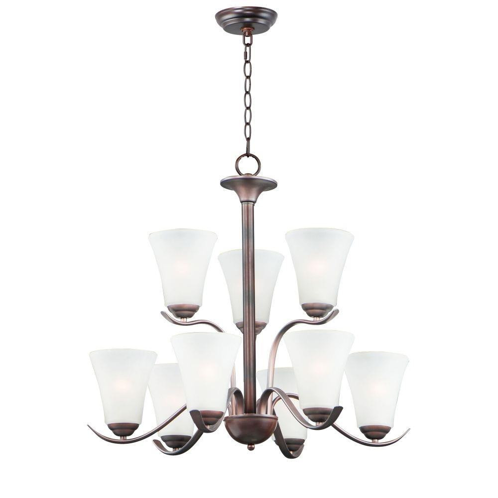 Vital 9 Light Medium Chandelier by Maxim - 12076
