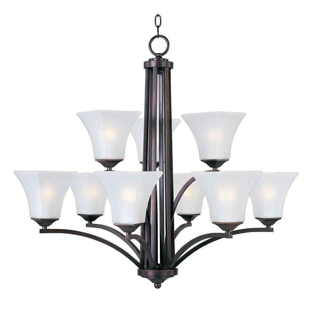 Aurora 9 Light Large 2 Tier Chandelier by Maxim - 20096