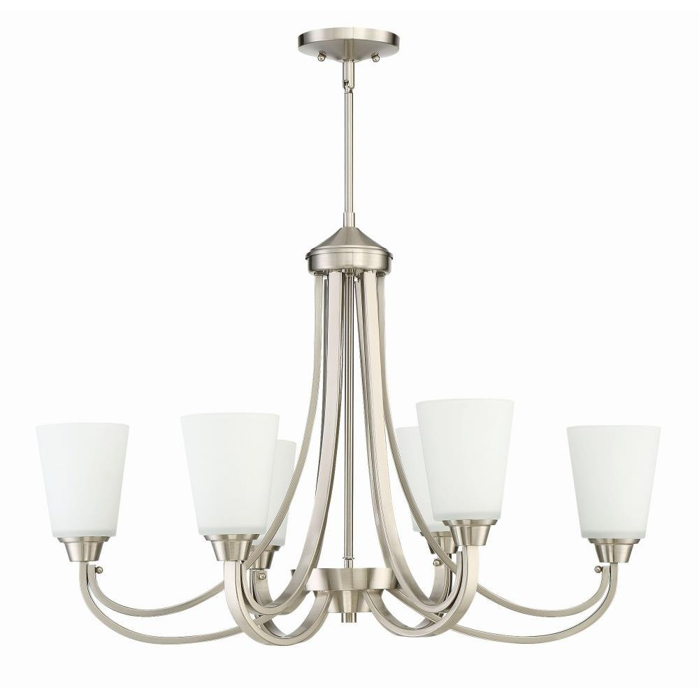 Grace 6 Light Small Linear Chandelier by Craftmade - 41976