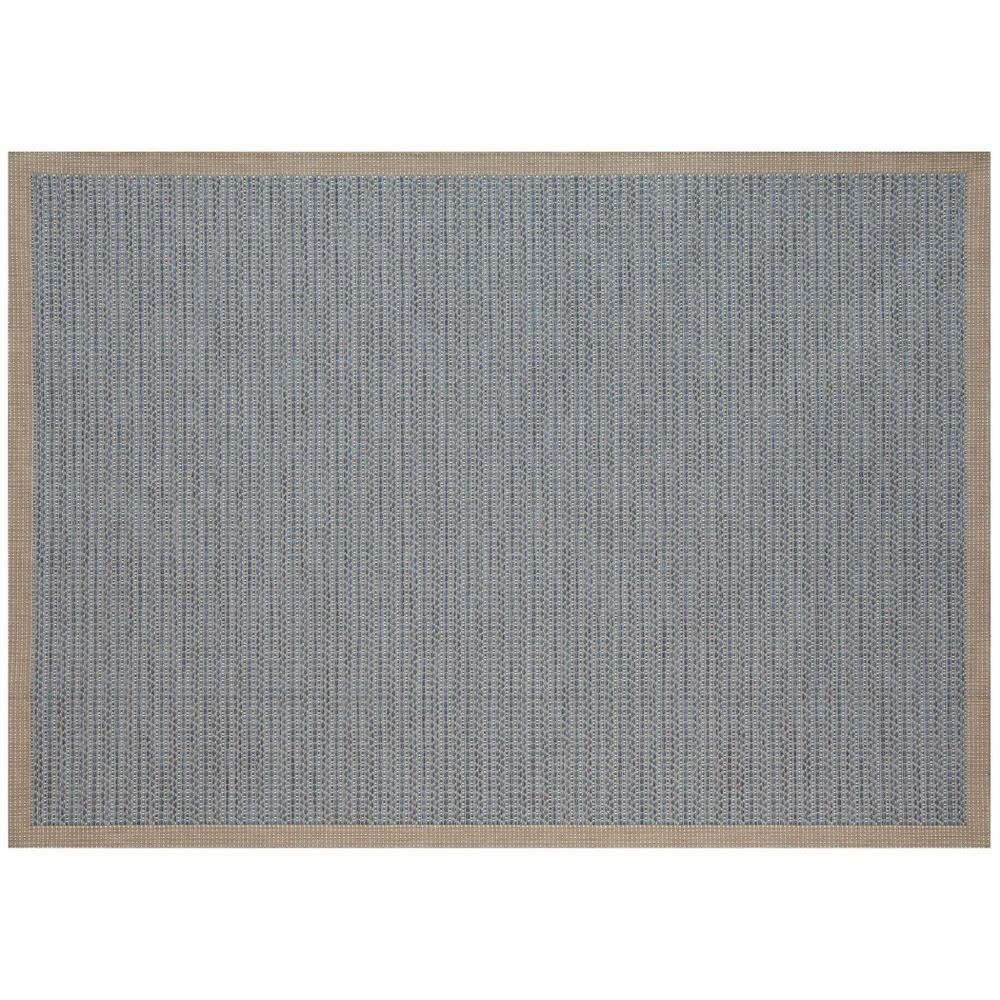 North Shore Sky Blue Outdoor Rug 63 x 88 Inches by Treasure Garden - RG-097-365