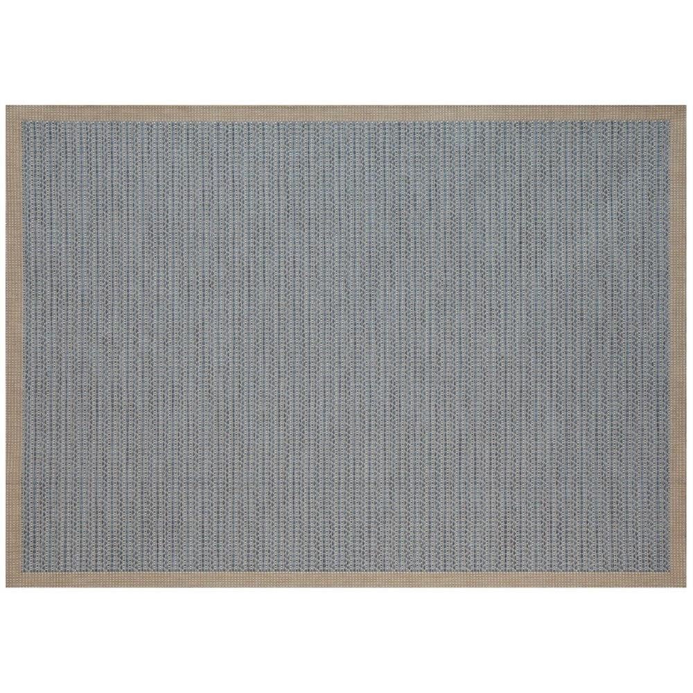 North Shore Sky Blue Outdoor Rug 63 x 88 Inches by Treasure Garden - RG-097-365