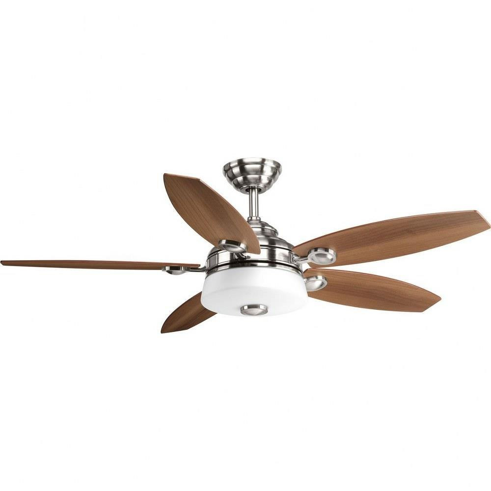 Graceful Wide Ceiling Fan 1 Light Handheld Remote 54 Inch wide by Progress - P2544