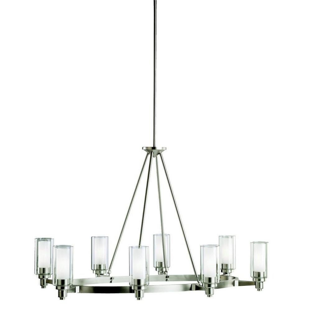 Circolo 8 Light Medium Oval Island Chandelier by Kichler - 2345
