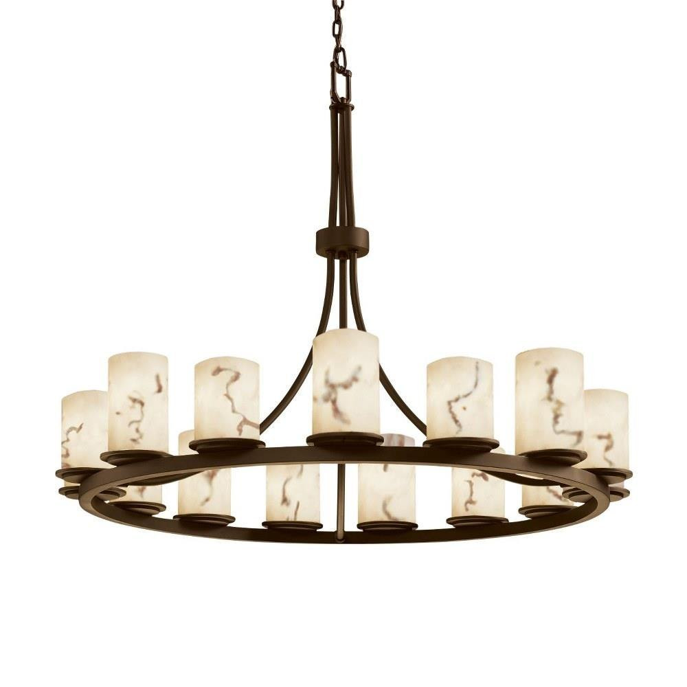 Lumenaria Dakota 15 Light Oversized Chandelier by Justice Design - FAL-8715-10