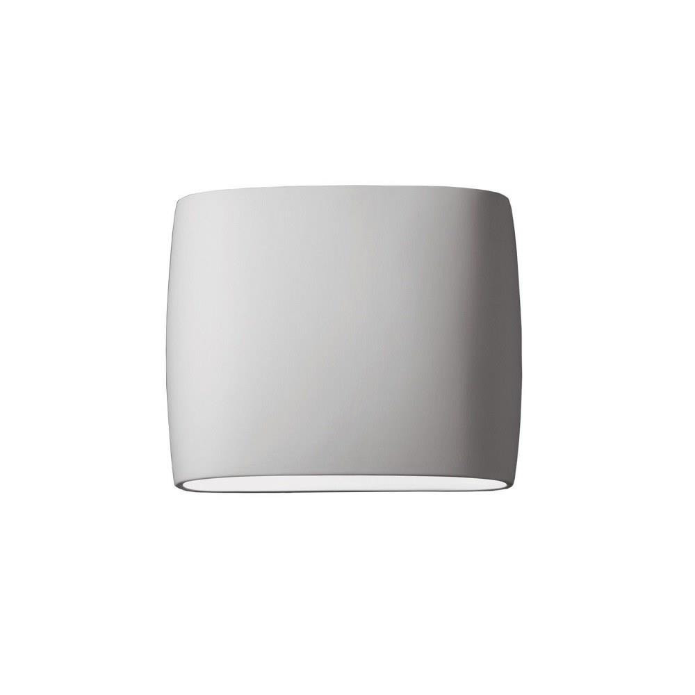 Ambiance ADA Wide Oval Small Close Top Outdoor Wall Mount by Justice Design - CER-8850W