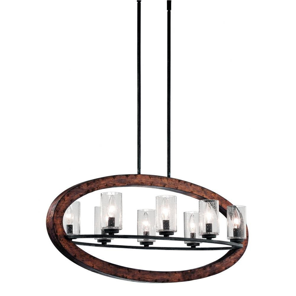 Grand Bank 8 Light Small Oval Chandelier by Kichler - 43191