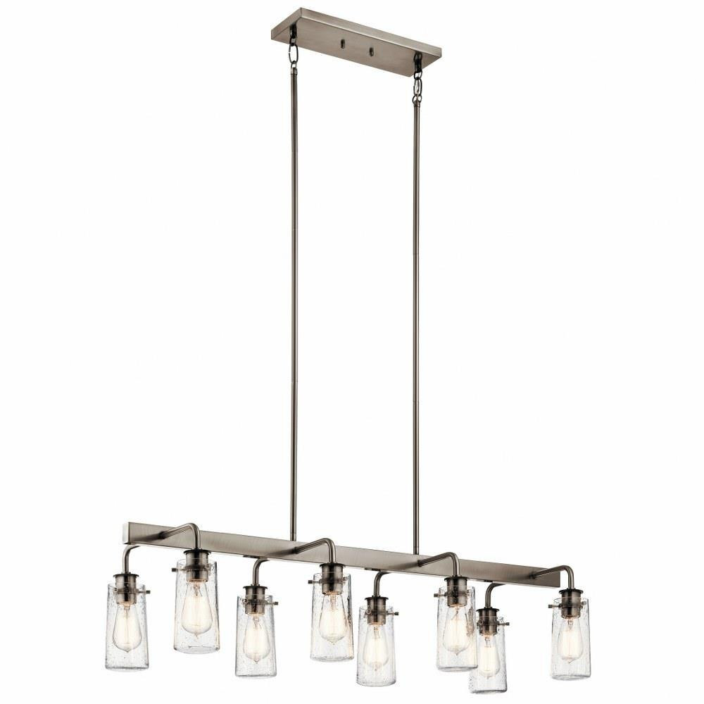 Braelyn 8 Light Small Linear Chandelier by Kichler - 43457