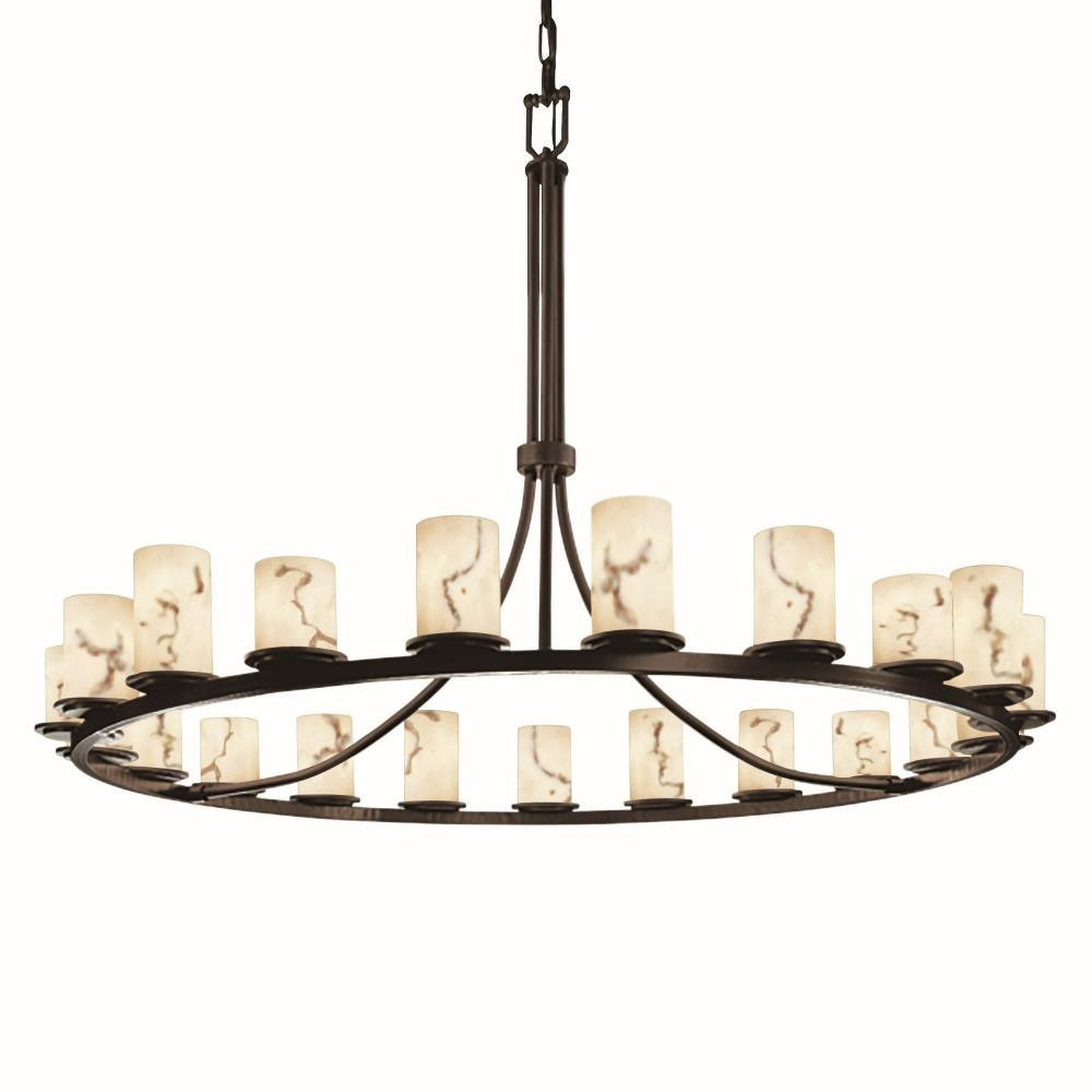 Lumenaria Dakota 21 Light Chandelier by Justice Design FAL-8716-10