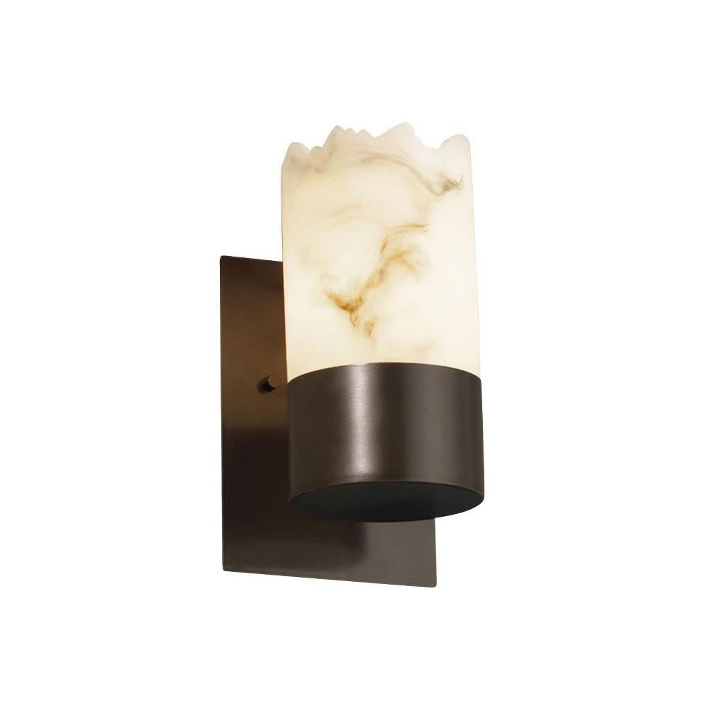 Lumenaria Dakota 1 Light Broken Wall Sconce 9.7 Inch Tall by Justice Design - FAL-8761-12