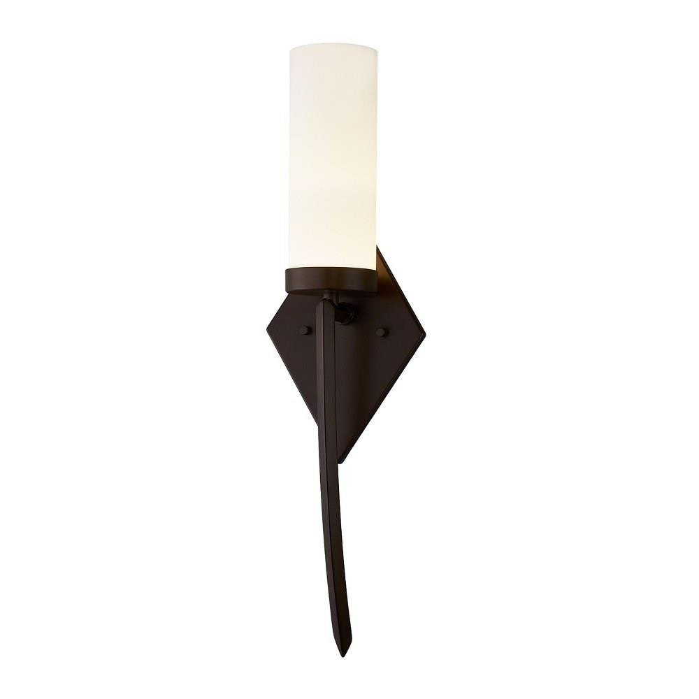 Fusion Pointe 4.5W 1 LED Opal Glass Wall Sconce by Justice Design - FSN-4031-OPAL
