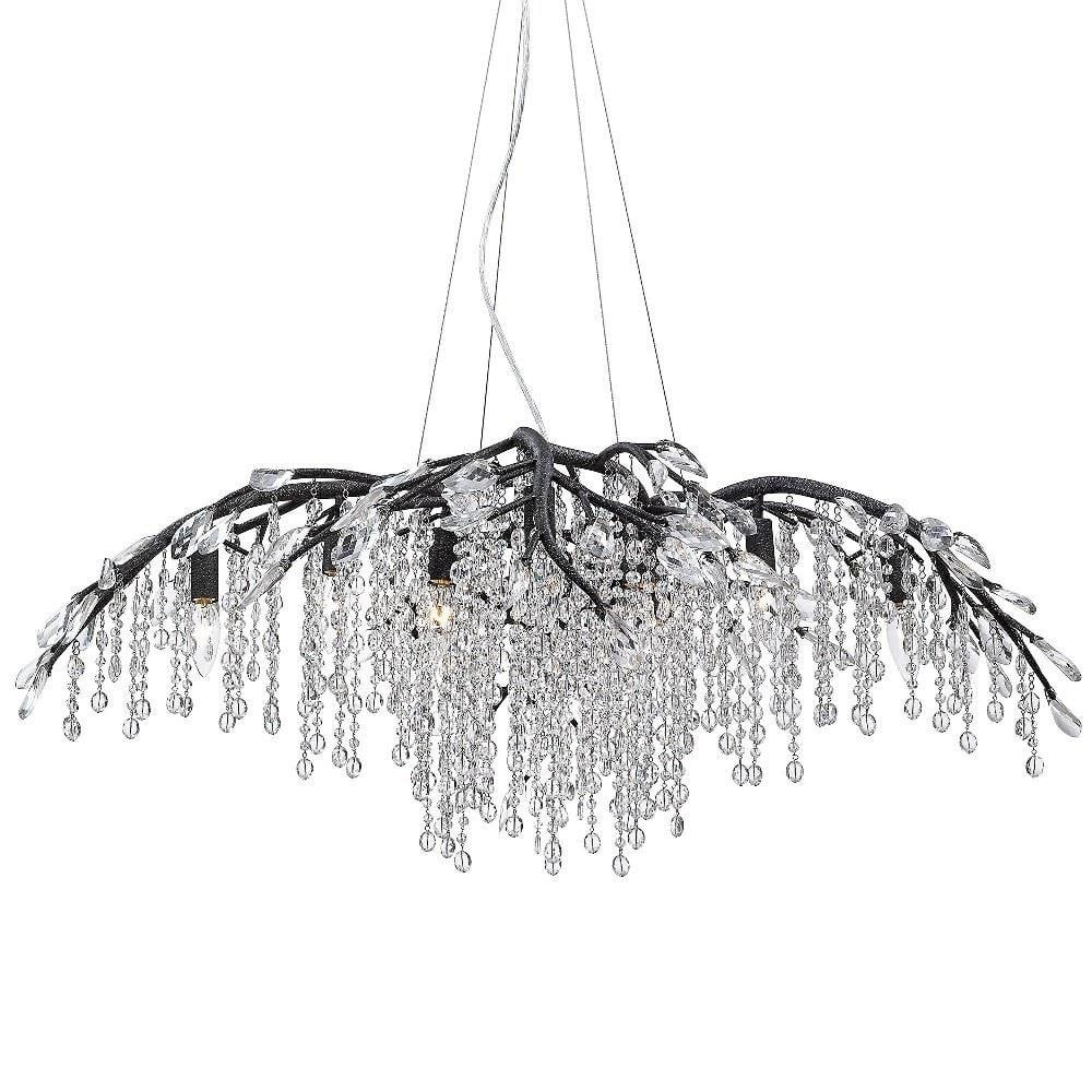 Autumn Twilight 12 Light Oversized Chandelier by Golden - 9903-12