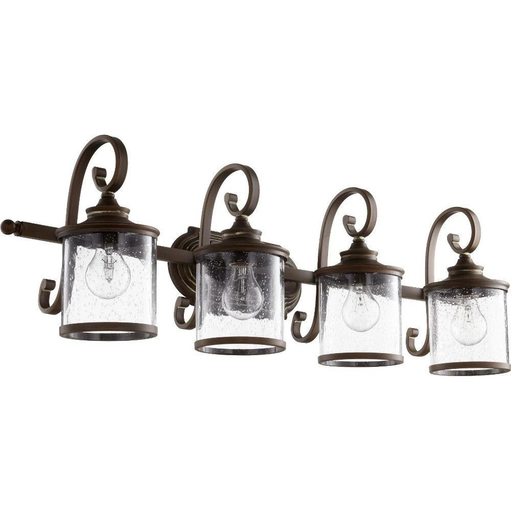 San Miguel 4 Light Vanity Light by Quorum - 5073-4