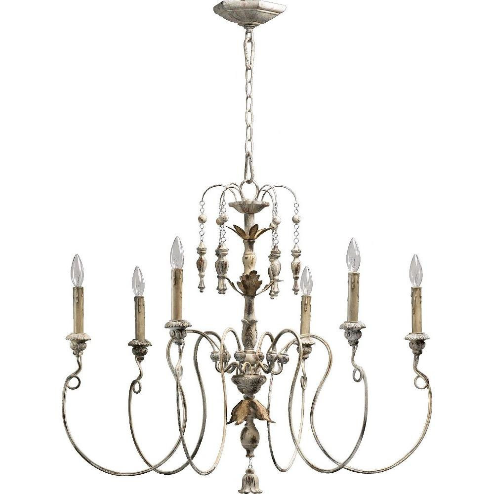 Salento 6 Light Large Chandelier by Quorum 6006-6