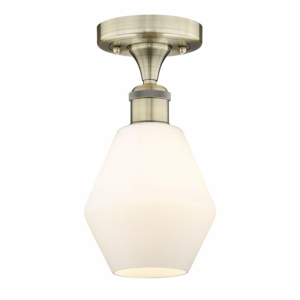 Cindyrella 1 Light 6 Inch Wide Semi Flush Mount by Innovations - 616-1F-G65-6