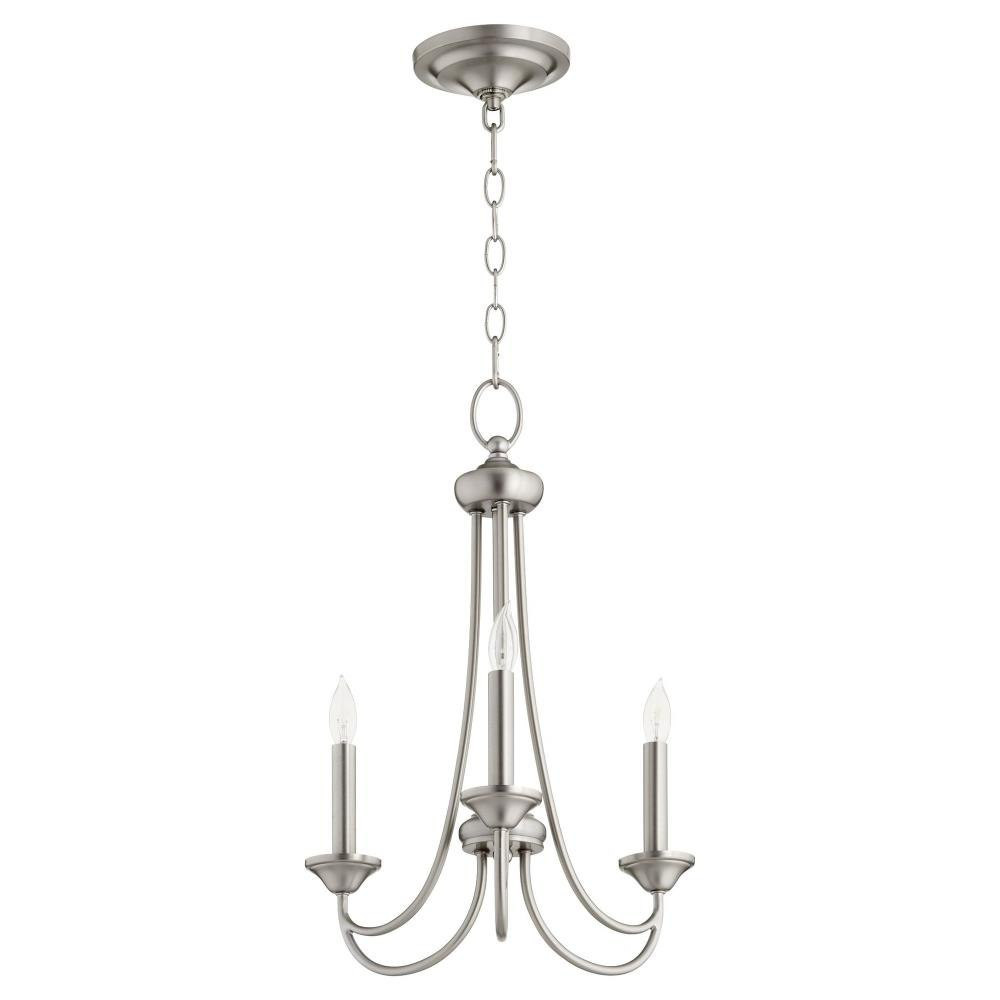 Brooks 3 Light Small Chandelier by Quorum - 6250-3