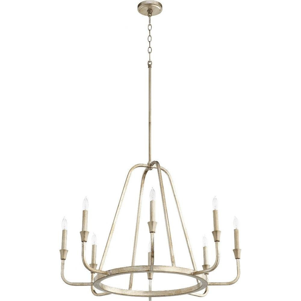 Marquee 8 Light Large Chandelier by Quorum - 6314-8