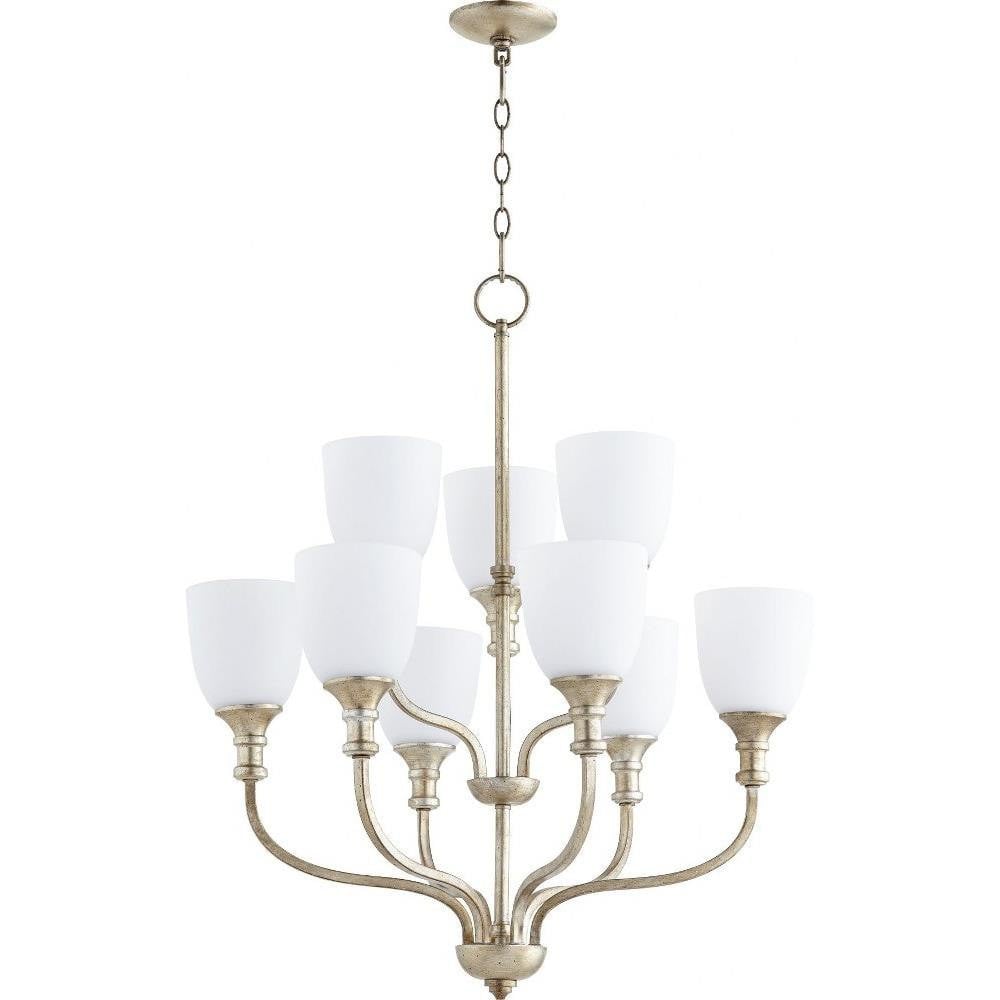 Richmond 9 Light Medium 2 Tier Chandelier by Quorum - 6811-9