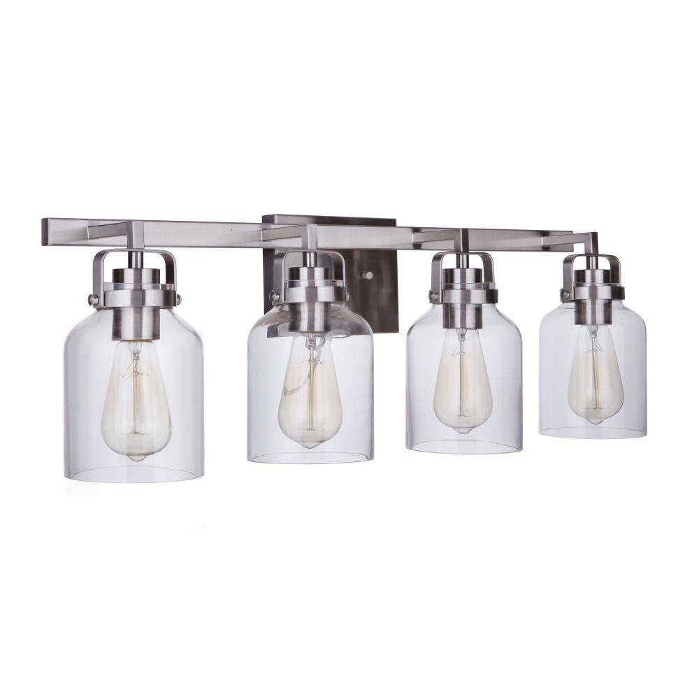Foxwood 4 Light Vanity Light by Craftmade - 53604