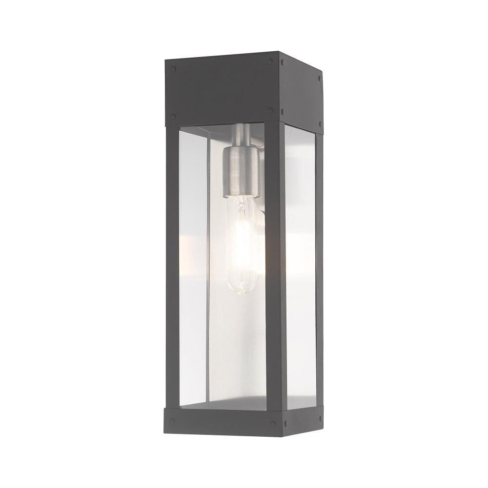 Barrett 1 Light Outdoor Wall Lantern 15 Inch Tall by Livex - 20873