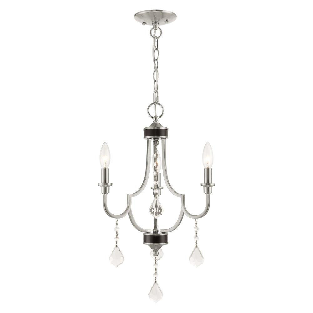 Glendale 3 Light Small Chandelier by Livex 40883