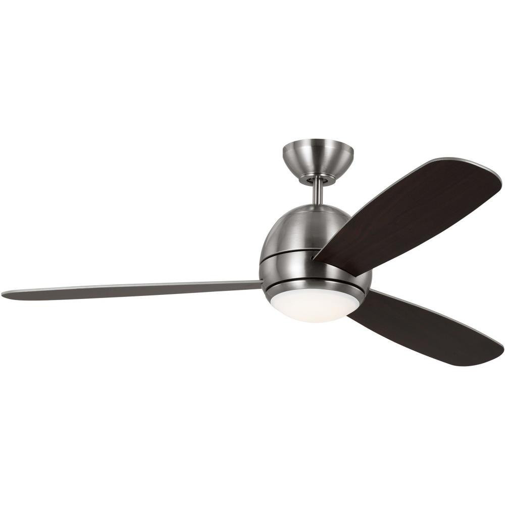 Orbis 3 Blade Ceiling Fan with Light Kit 52 Inches Wide by Generation - 30BSR52