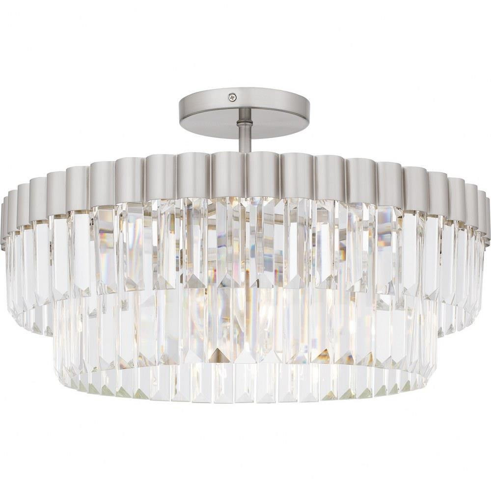 Starlight 4 Light 18.5 Inch Wide Semi Flush Mount by Quoizel - QSF6742