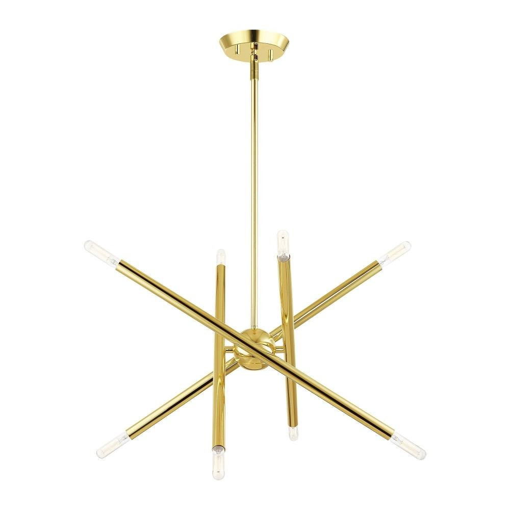 Soho 8 Light Small Chandelier by Livex - 46774