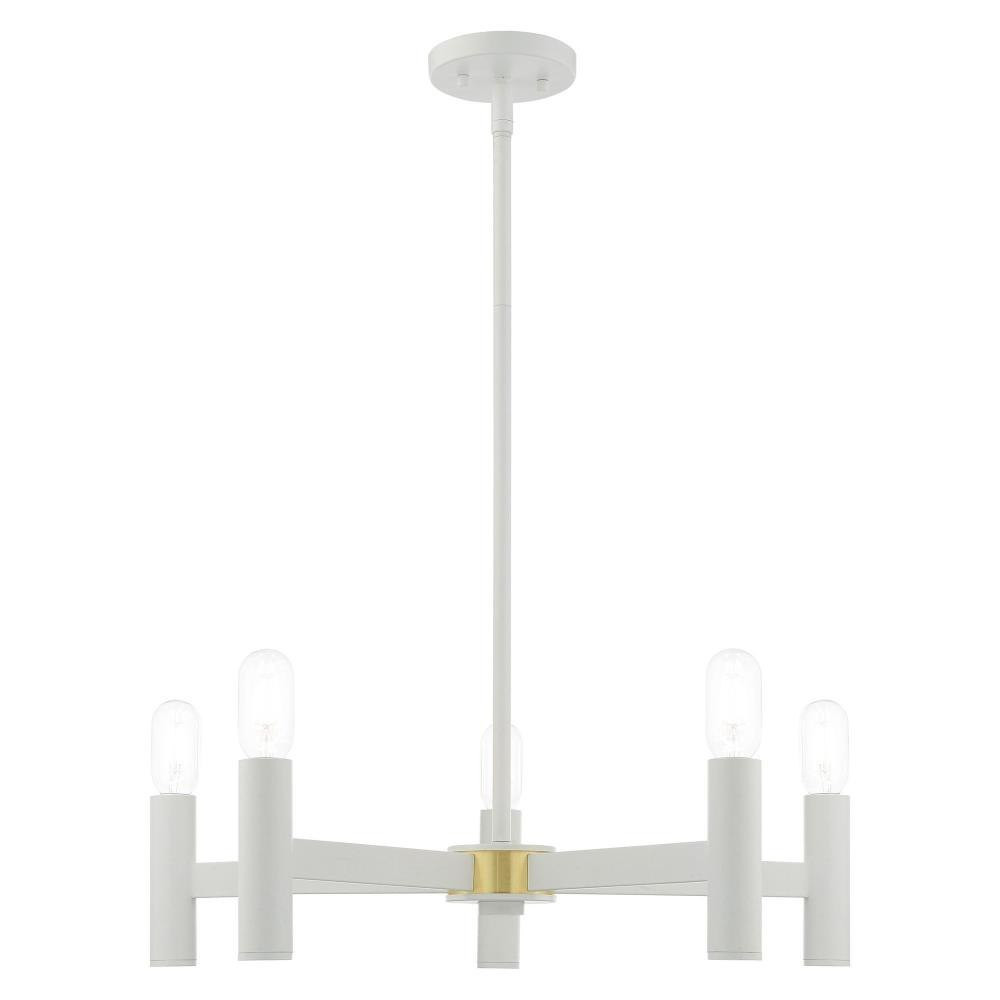 Copenhagen 5 Light Medium Chandelier by Livex 51135