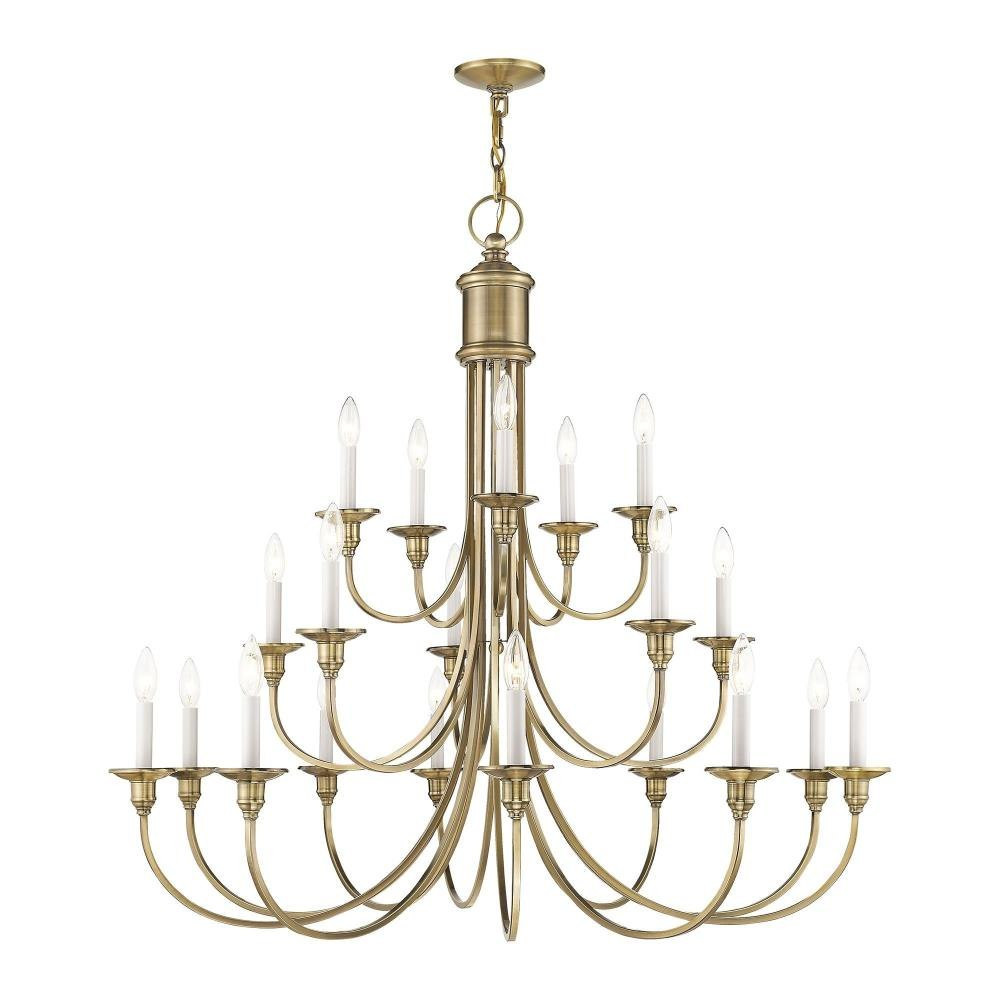 Cranford 20 Light Oversized Foyer Chandelier by Livex - 5140