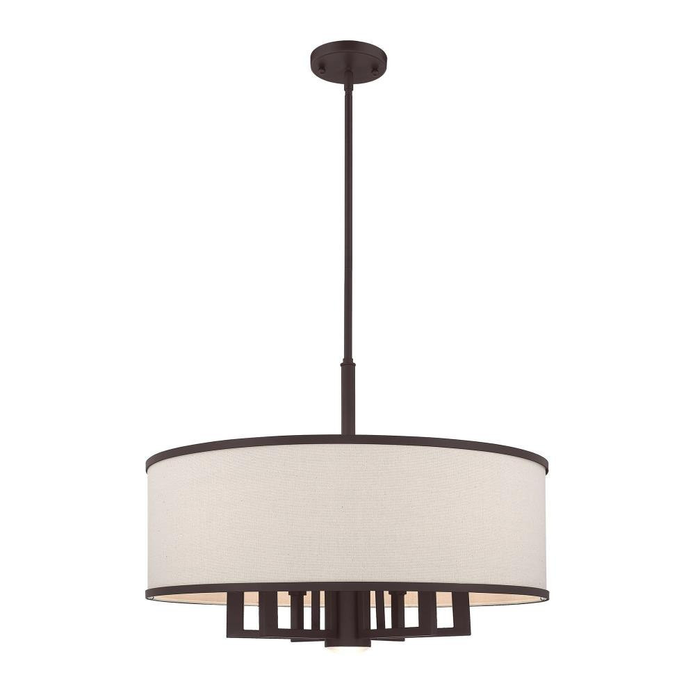 Park Ridge 6 Light Medium Chandelier by Livex 62614