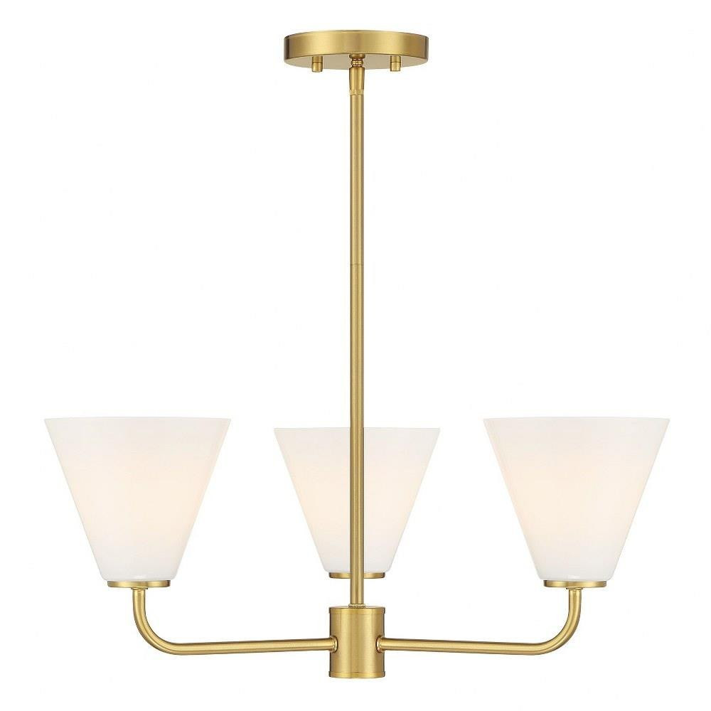Blair 3 Light Chandelier 9 Inch Tall and 24 Inch Wide by Savoy House - 1-4013-3