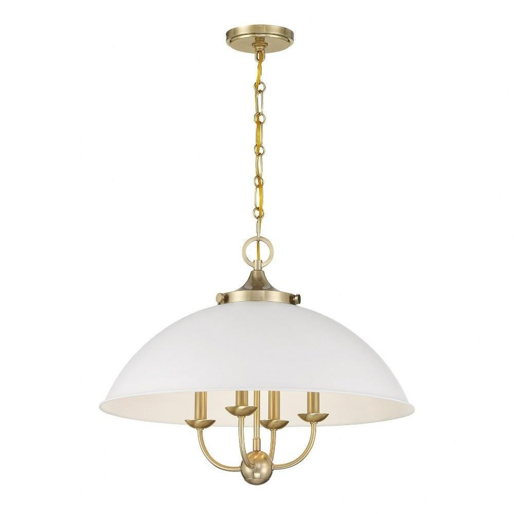 Monterey 4 Light Pendant 18 Inch Tall and 22 Inch Wide by Savoy House - 7-1725-4