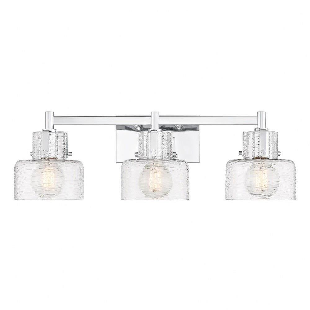 Dover 3 Light Bath Vanity 8.25 Inch Tall and 25 Inch Wide by Savoy House - 8-1030-3