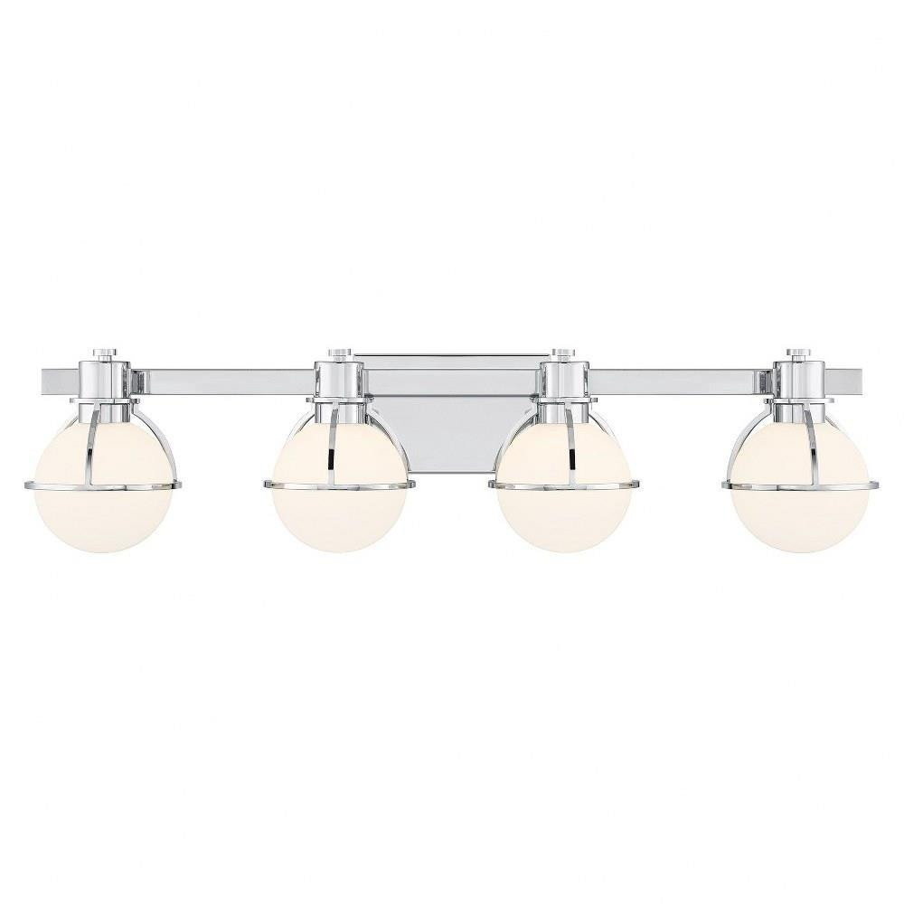 Pierce 4 Light Bath Vanity 7.5 Inch Tall and 32 Inch Wide by Savoy House - 8-1060-4
