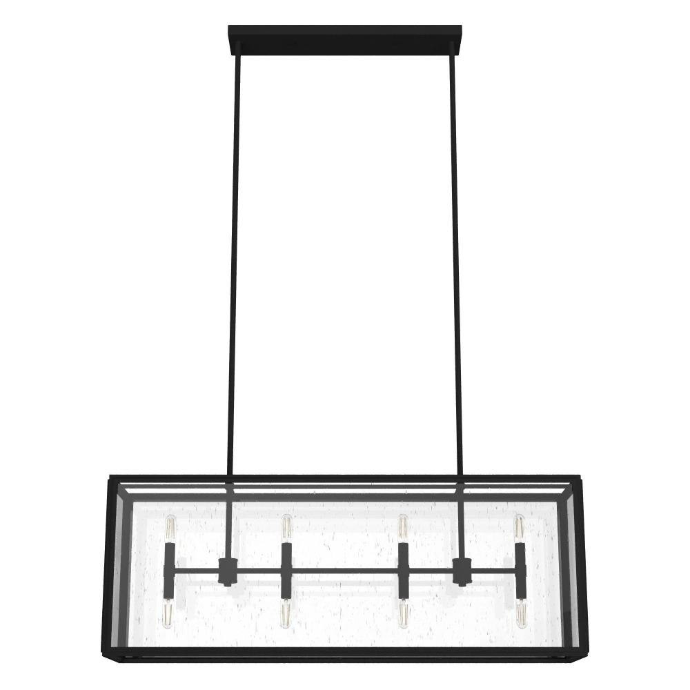 Felippe 8 Light Oversized Linear Chandelier by Hunter - 19267