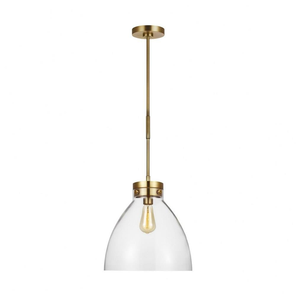 Garrett 1 Light Medium Pendant 14.75 Inch Tall by Visual Comfort Studio - CP1121