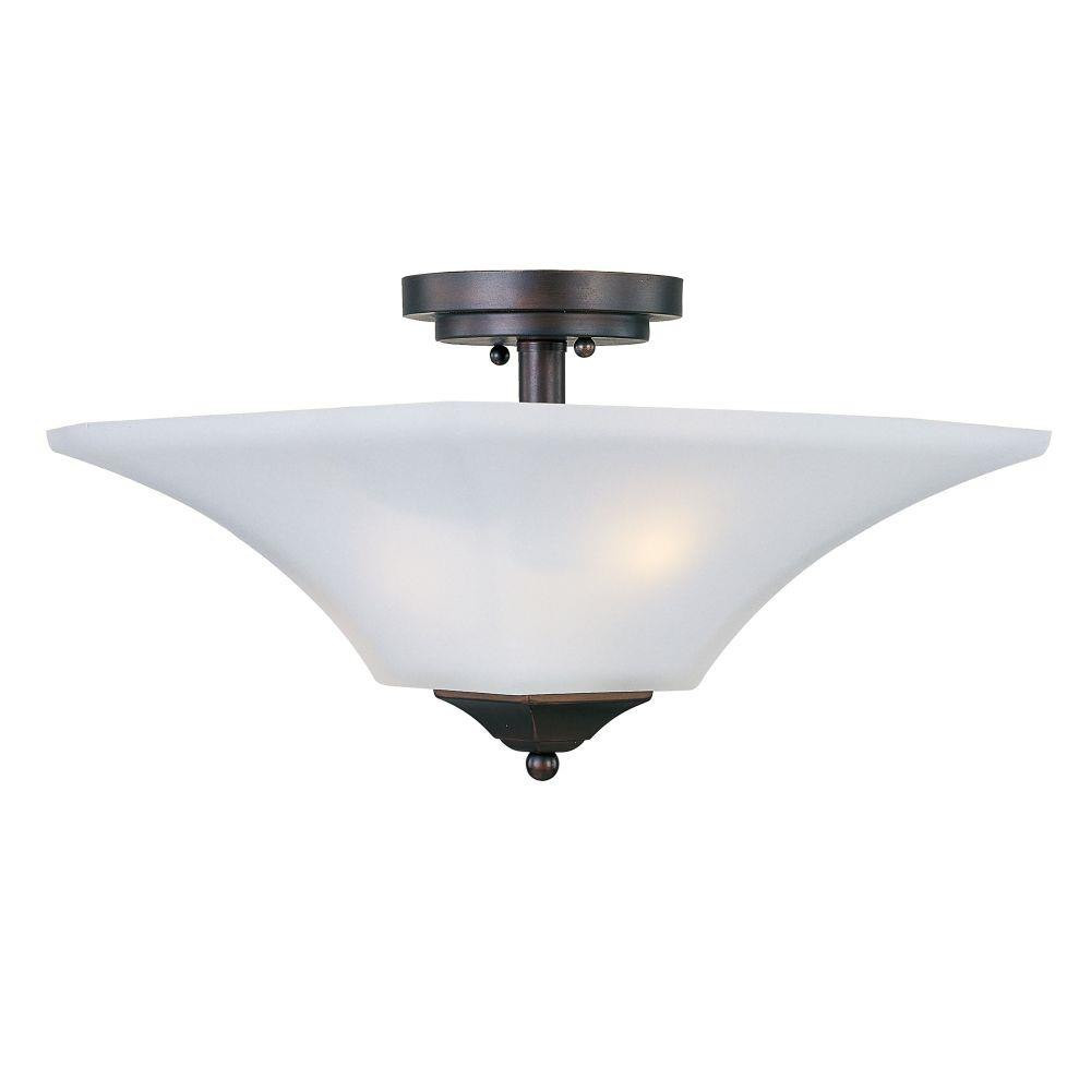 Aurora 2 Light 13 Inch Wide Semi Flush Mount by Maxim - 20091
