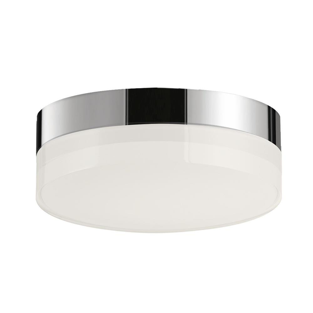 Illuminaire II 12.5W 1 LED 5 Inch Wide Round Flush Mount by Maxim - 57680CLFT