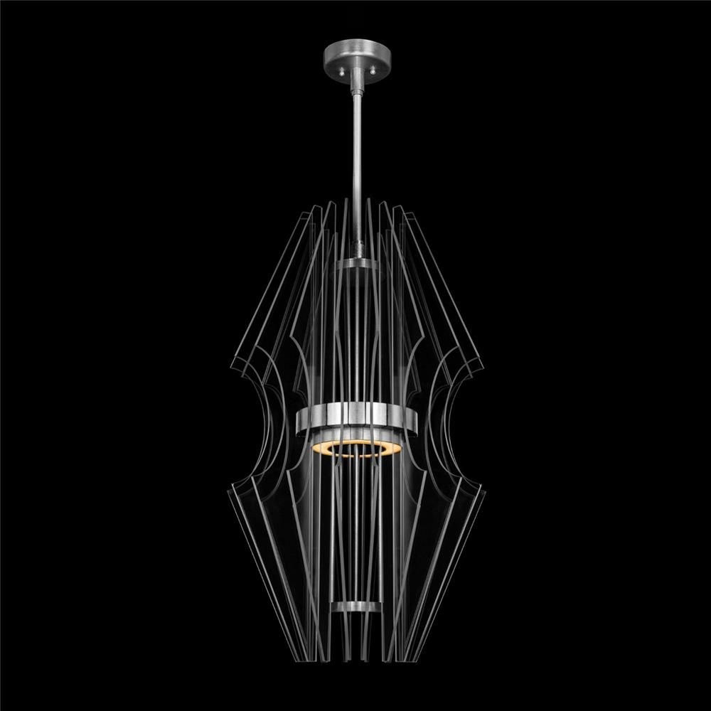 Newton 48W 3 LED Large Round Pendant by Fine Art - 917340