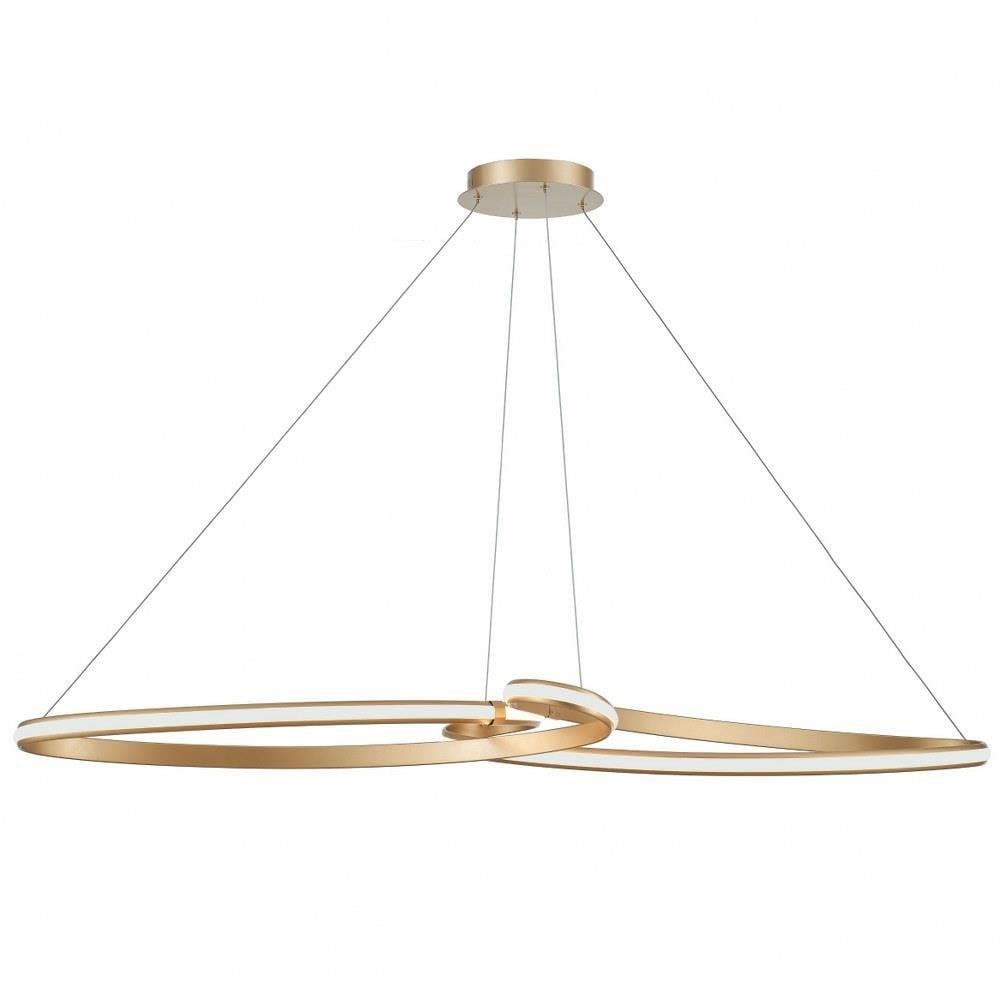 Nola 76W 1 LED Light Oversized Pendant by Dainolite - NOL-6066LEDHP