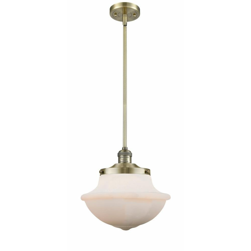 Oxford 1 Light Stem Hung Medium Pendant by Innovations - 201S-G54