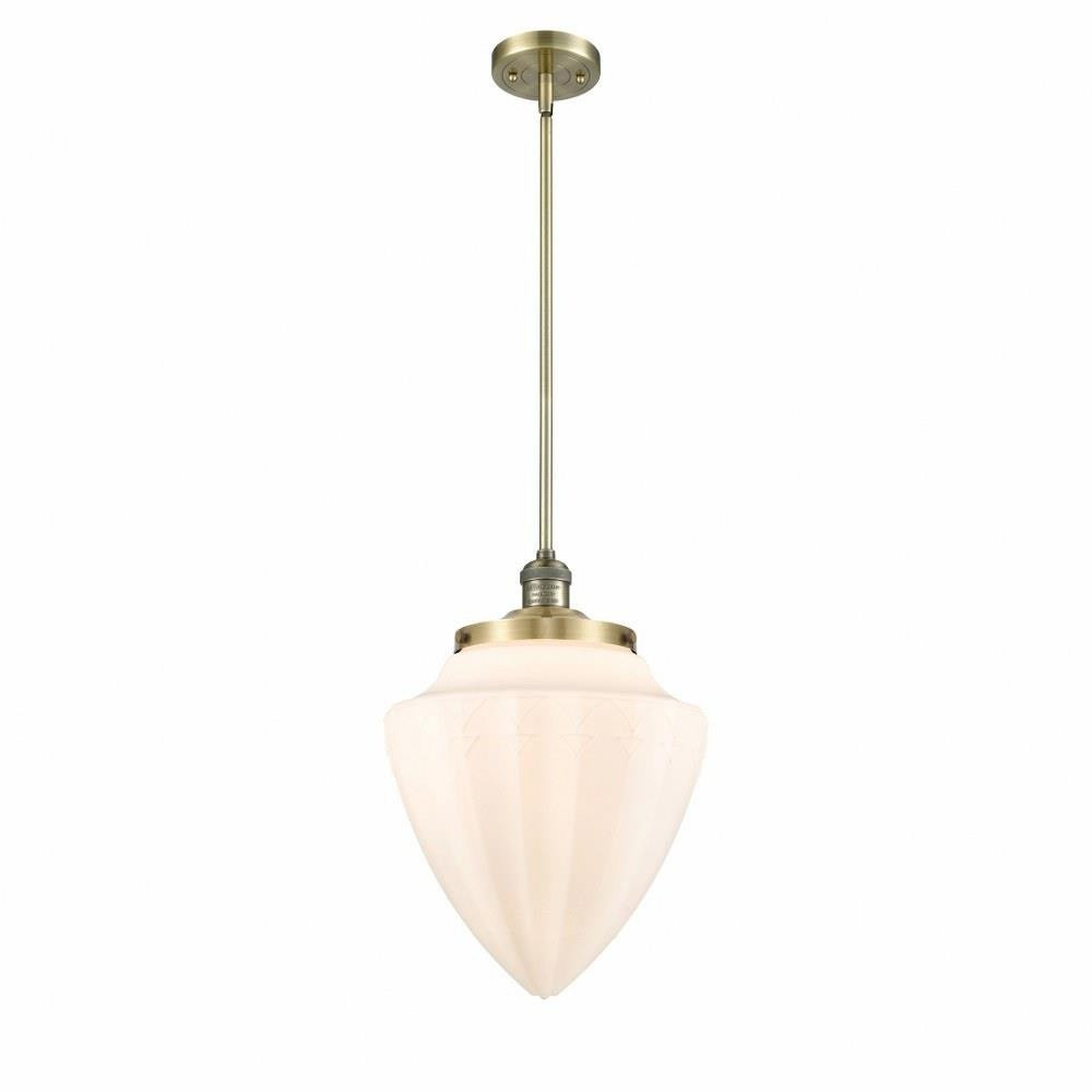 Bullet 1 Light Medium Stem Hung Pendant by Innovations - 201S-G66-12
