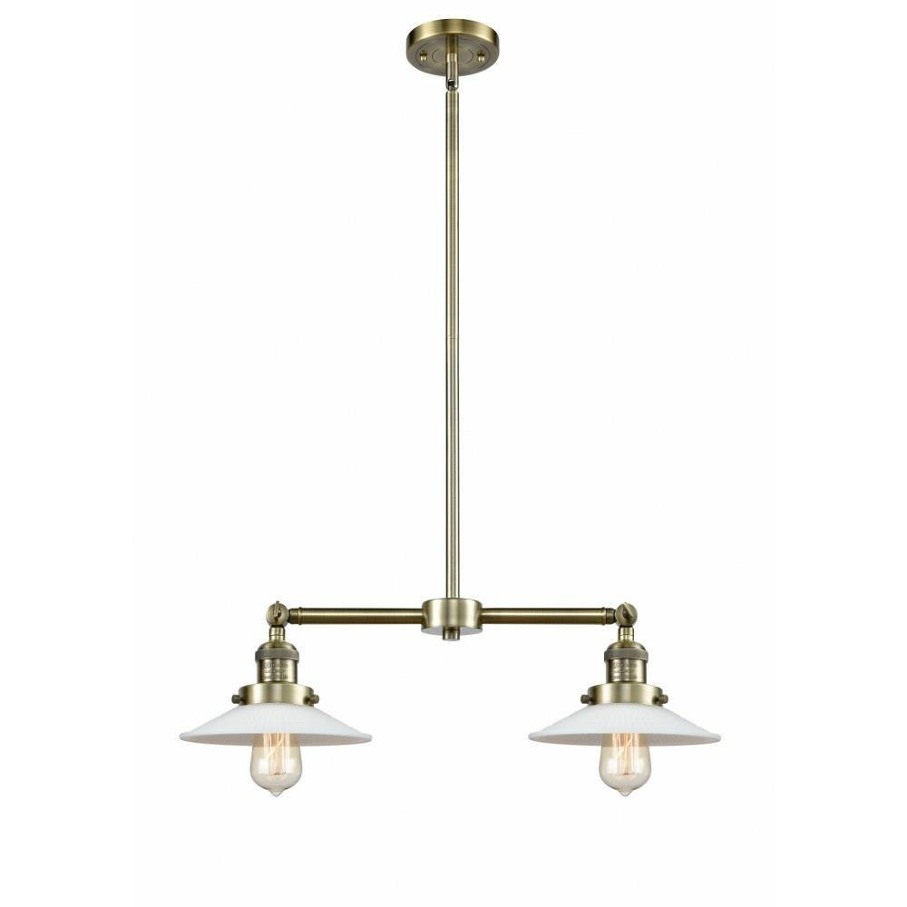 Halophane 2 Light Large Island Pendant by Innovations - 209-G1